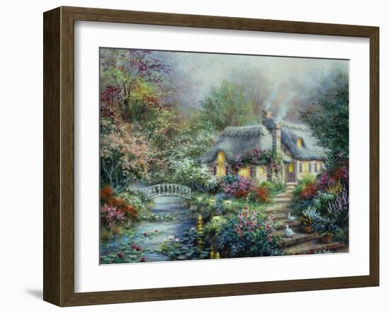 Little River Cottage-Nicky Boehme-Framed Giclee Print