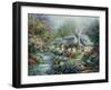 Little River Cottage-Nicky Boehme-Framed Premium Giclee Print