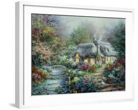 Little River Cottage-Nicky Boehme-Framed Giclee Print