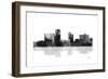 Little Rock Arkansas Skyline BG 1-Marlene Watson-Framed Giclee Print