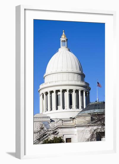 Little Rock, Arkansas - State Capitol-benkrut-Framed Photographic Print
