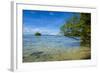 Little Rock Islet in the Famous Rock Islands, Palau, Central Pacific, Pacific-Michael Runkel-Framed Photographic Print