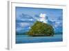 Little Rock Islet in the Famous Rock Islands, Palau, Central Pacific-Michael Runkel-Framed Photographic Print