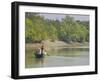 Little Rowing Boat in the Swampy Areas of the Sundarbans, UNESCO World Heritage Site, Bangladesh-Michael Runkel-Framed Photographic Print