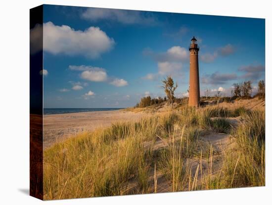 Little Sable Light Michigan-Steve Gadomski-Stretched Canvas