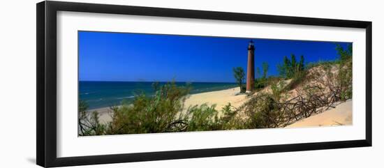 Little Sable Point Lighthouse, Pentwater, Michigan, USA-null-Framed Photographic Print