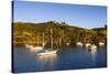 Little Sailing Boats in Matiata Bay on Waiheke Island-Michael-Stretched Canvas