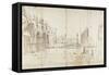 Little Saint Mark's Square, Venice-Gaspar van Wittel-Framed Stretched Canvas