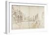 Little Saint Mark's Square, Venice-Gaspar van Wittel-Framed Art Print