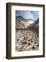 Little Sand Mounds on a Glacier Field on Mutnovsky Volcano, Kamchatka, Russia, Eurasia-Michael Runkel-Framed Photographic Print