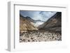 Little Sand Mounds on a Glacier Field on Mutnovsky Volcano, Kamchatka, Russia, Eurasia-Michael Runkel-Framed Photographic Print