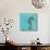 Little Seahorse Blue-Kellie Day-Mounted Art Print displayed on a wall