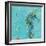 Little Seahorse Blue-Kellie Day-Framed Art Print