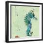 Little Seahorse-Kellie Day-Framed Art Print