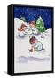 Little Snowmen Snowballing, 1996-Diane Matthes-Framed Stretched Canvas
