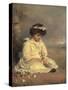 Little Speedwell's Darling Blue, 1892-John Everett Millais-Stretched Canvas