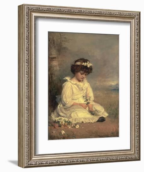 Little Speedwell's Darling Blue, 1892-John Everett Millais-Framed Giclee Print