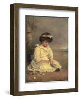 Little Speedwell's Darling Blue, 1892-John Everett Millais-Framed Giclee Print