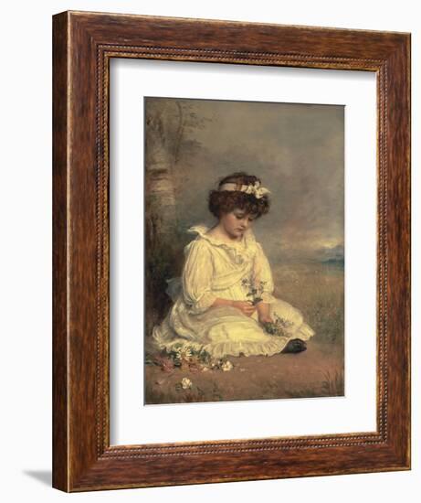 Little Speedwell's Darling Blue, 1892-John Everett Millais-Framed Giclee Print