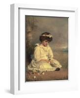 Little Speedwell's Darling Blue, 1892-John Everett Millais-Framed Giclee Print