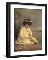 Little Speedwell's Darling Blue, 1892-John Everett Millais-Framed Giclee Print