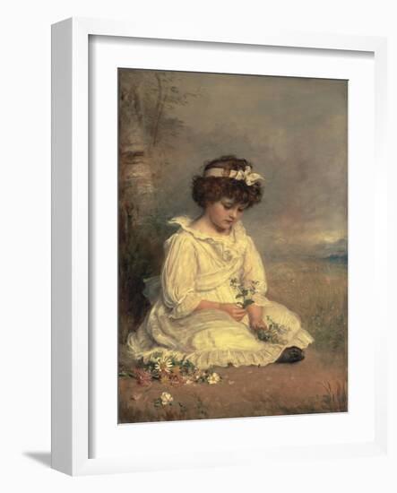 Little Speedwell's Darling Blue, 1892-John Everett Millais-Framed Giclee Print