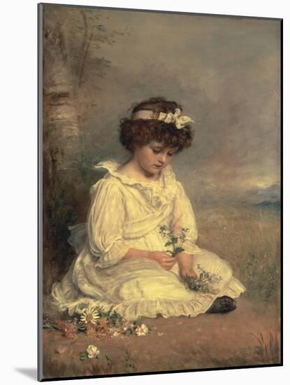 Little Speedwell's Darling Blue, 1892-John Everett Millais-Mounted Giclee Print