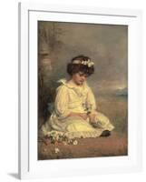 Little Speedwell's Darling Blue, 1892-John Everett Millais-Framed Giclee Print