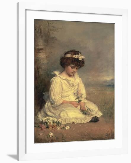 Little Speedwell's Darling Blue, 1892-John Everett Millais-Framed Giclee Print