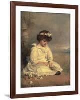 Little Speedwell's Darling Blue, 1892-John Everett Millais-Framed Giclee Print