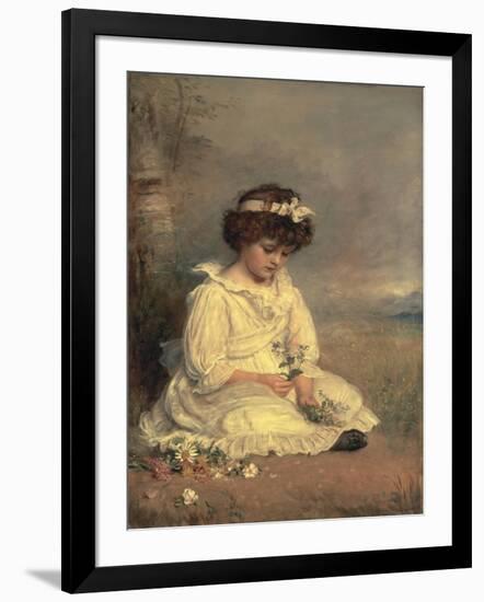 Little Speedwell's Darling Blue, 1892-John Everett Millais-Framed Giclee Print