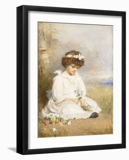 Little Speedwell's Darling Blue, 1892-John Everett Millais-Framed Giclee Print