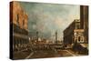 Little St Mark's Square Towards San Giorgio, Venice-Francesco Guardi-Stretched Canvas