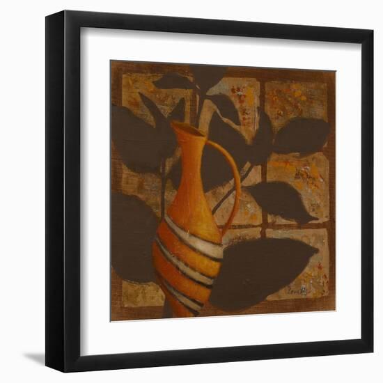 Little Striped Vase I-Lanie Loreth-Framed Art Print