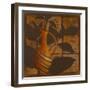 Little Striped Vase I-Lanie Loreth-Framed Art Print