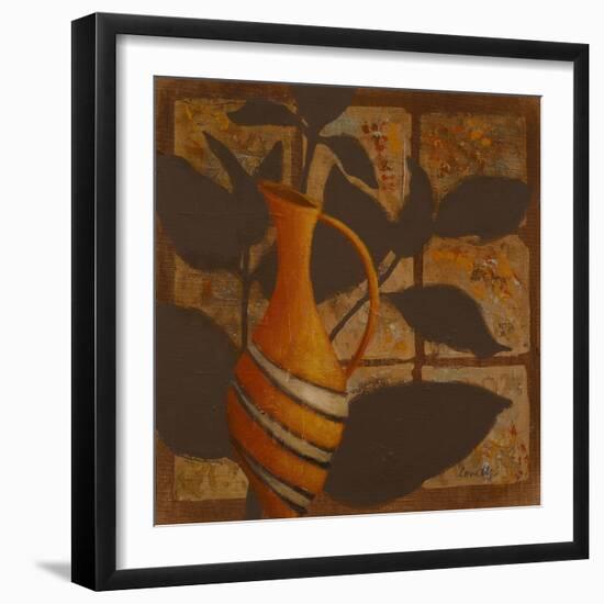 Little Striped Vase I-Lanie Loreth-Framed Art Print