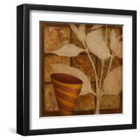 Little Striped Vase II-Lanie Loreth-Framed Art Print