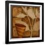 Little Striped Vase II-Lanie Loreth-Framed Art Print