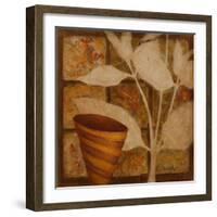 Little Striped Vase II-Lanie Loreth-Framed Art Print