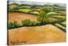 Little Suffolk Landscape-Joan Thewsey-Stretched Canvas