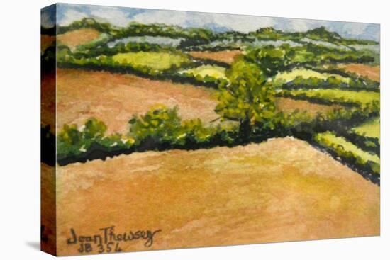 Little Suffolk Landscape-Joan Thewsey-Stretched Canvas