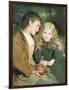 Little Sweethearts, from a Pears Annual, C.1880-null-Framed Giclee Print