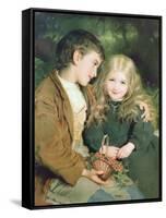 Little Sweethearts, from a Pears Annual, C.1880-null-Framed Stretched Canvas