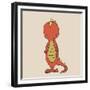 Little T Rex-Designs Sweet Melody-Framed Premium Giclee Print