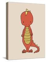 Little T Rex-Designs Sweet Melody-Stretched Canvas