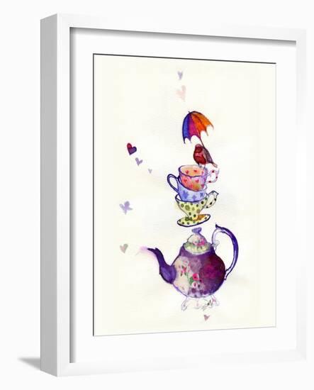 Little Tea bird, 2015,-Nancy Moniz Charalambous-Framed Giclee Print