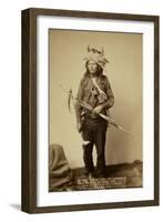 Little, the Instigator of Indian Revolt at Pine Ridge, 1890-John C.H. Grabill-Framed Art Print