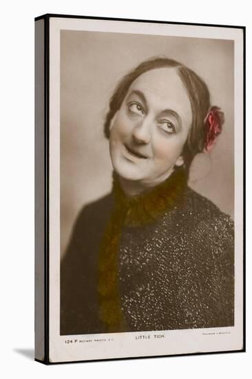 Little Tich (Harry Relph) Music Hall Entertainer with a Flower in His Hair-null-Stretched Canvas