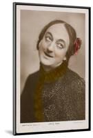 Little Tich (Harry Relph) Music Hall Entertainer with a Flower in His Hair-null-Mounted Photographic Print