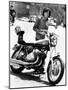 Little Tony with His Motorbike-null-Mounted Photographic Print